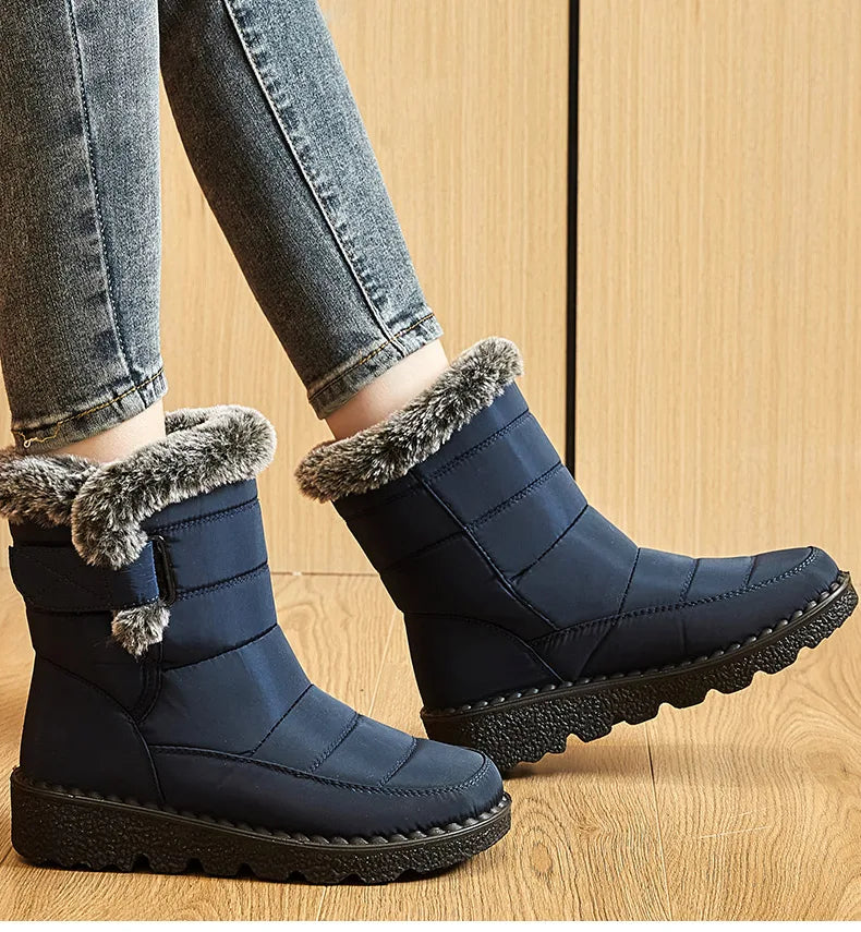 Waterproof snow boots