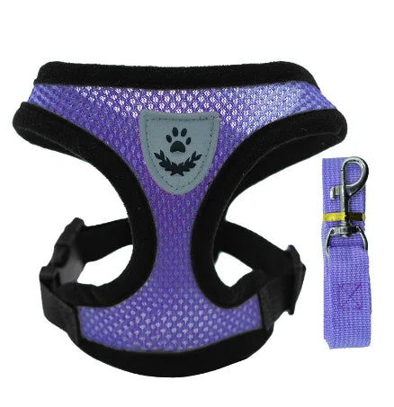 Cat Harness Vest Walking Lead Leash