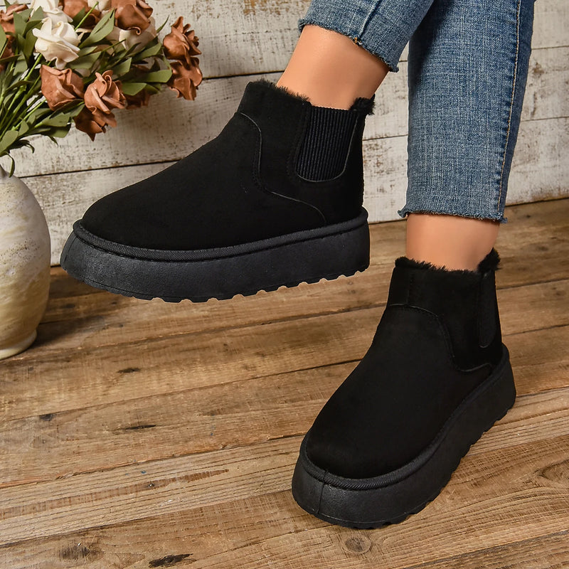 Suede Leather Chelsea Boots