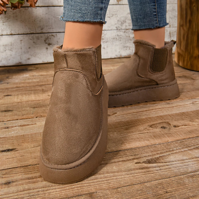 Suede Leather Chelsea Boots