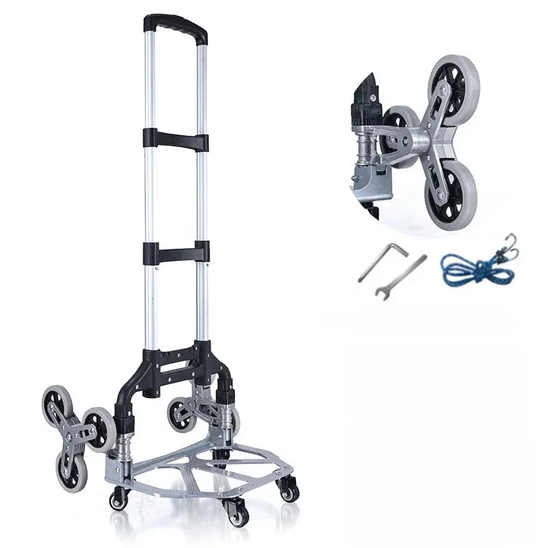 Foldable Stair Cart with Wheels