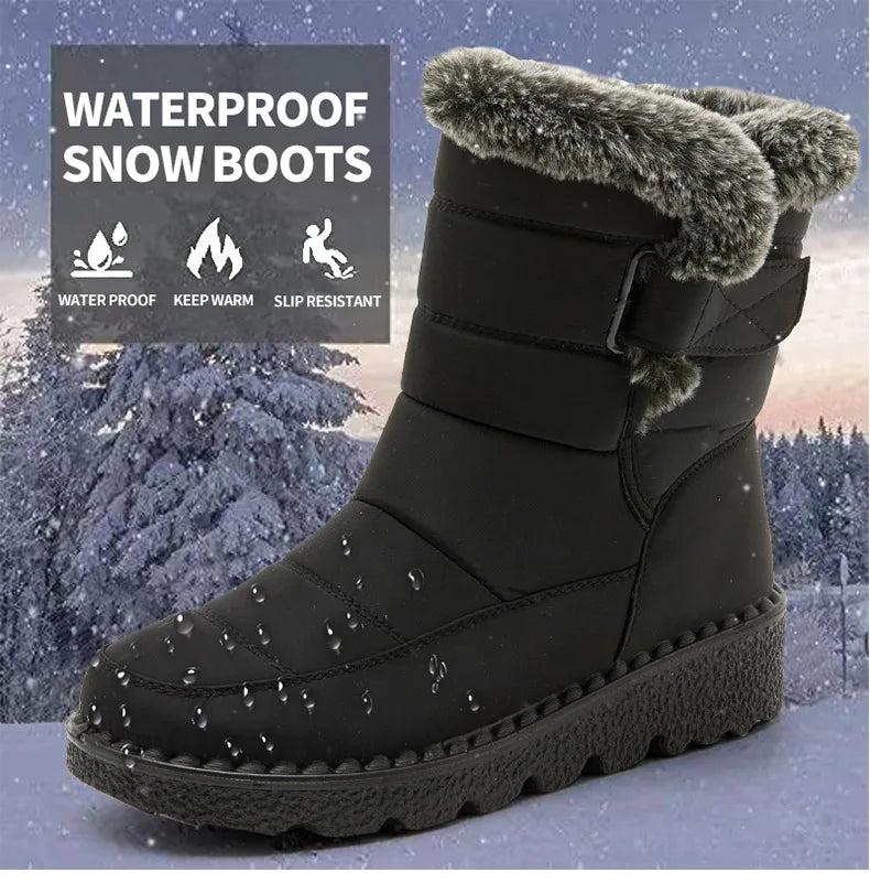 Waterproof snow boots