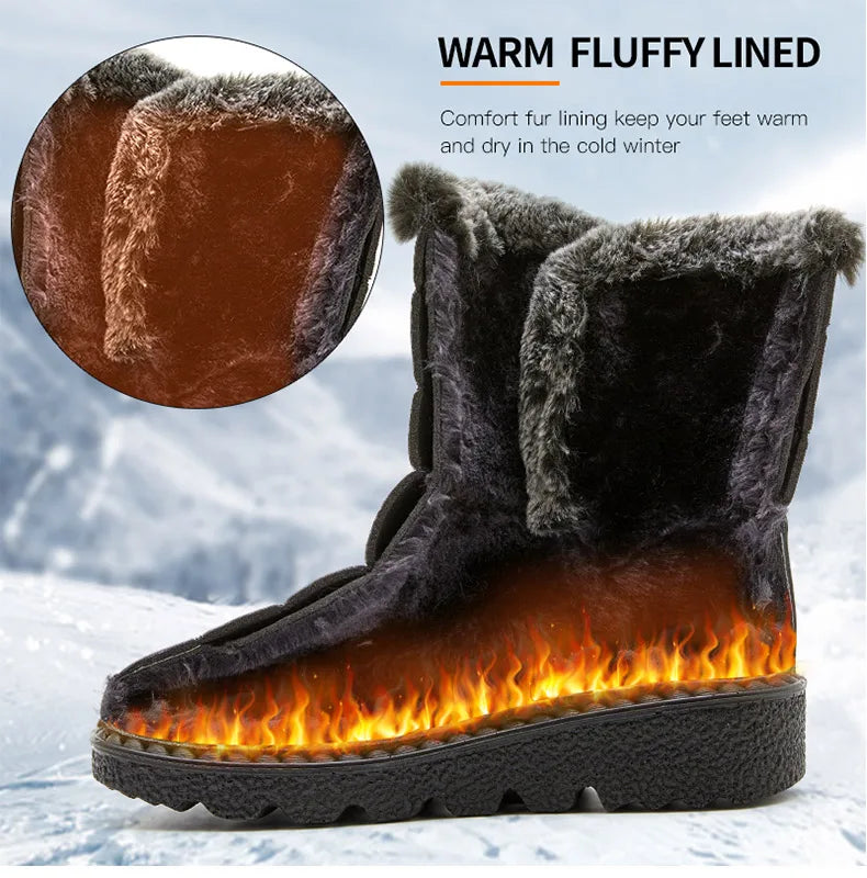 Waterproof snow boots