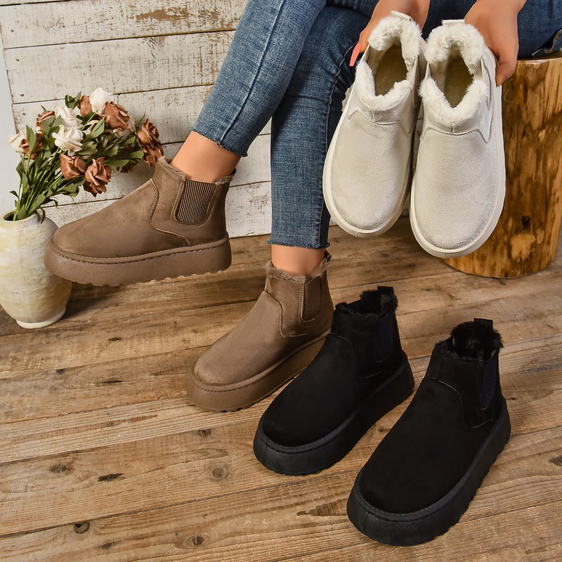 Suede Leather Chelsea Boots