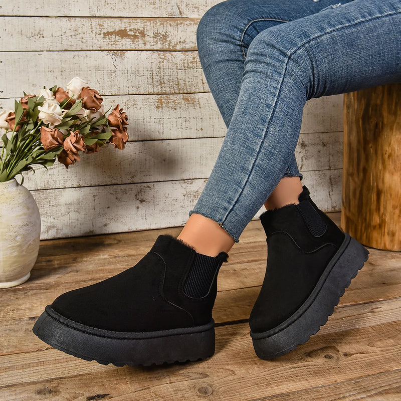 Suede Leather Chelsea Boots