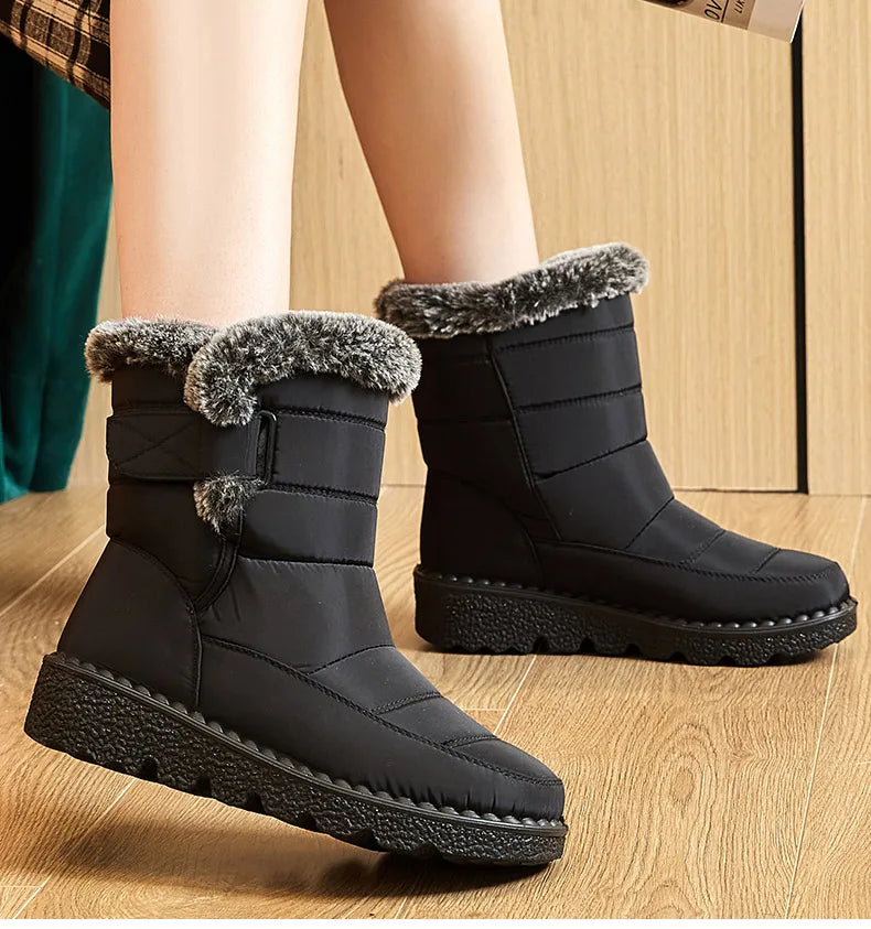 Waterproof snow boots