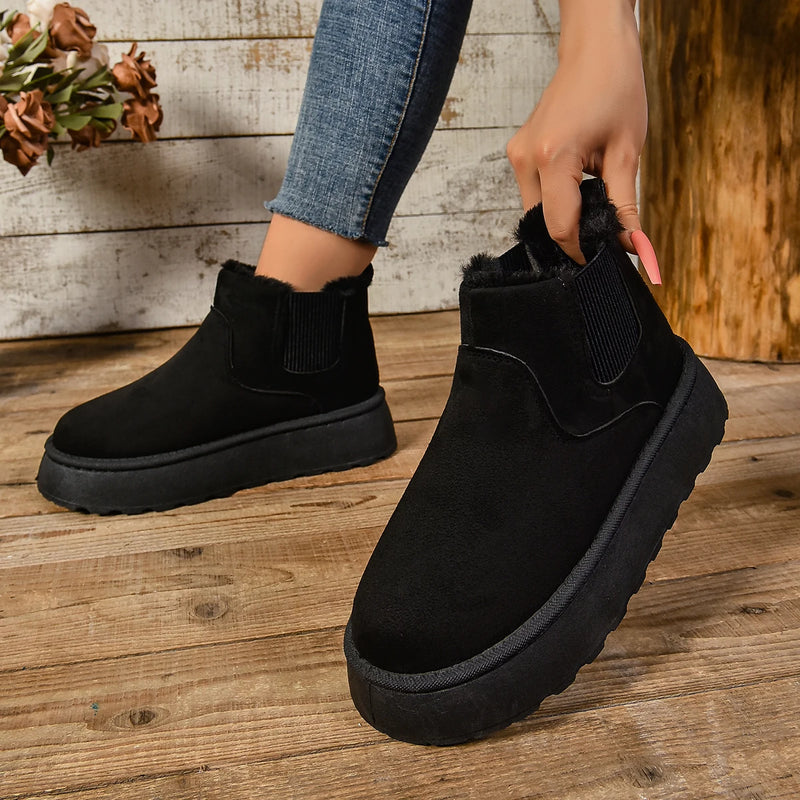 Suede Leather Chelsea Boots