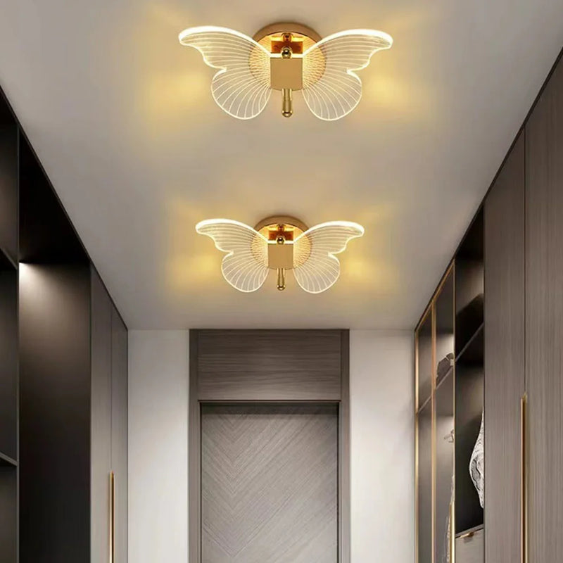 LED butterfly wall lamp