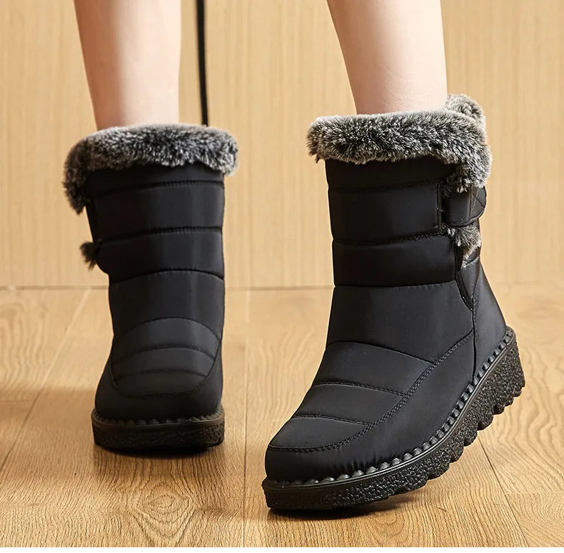 Waterproof snow boots