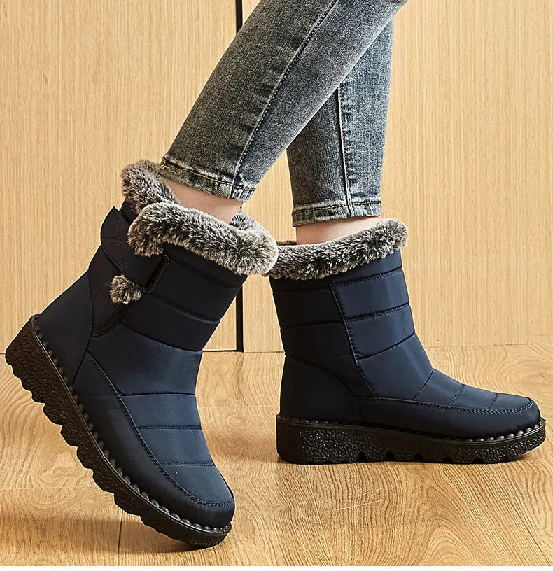 Waterproof snow boots